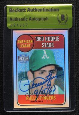 2001 Topps Archives Reserve - [Base] #25 - Rollie Fingers [BAS Authentic]