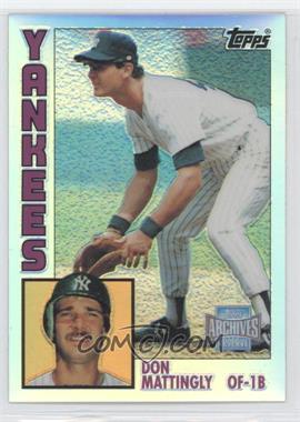 2001 Topps Archives Reserve - [Base] #49 - Don Mattingly