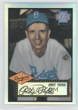 2001 Topps Archives Reserve - [Base] #62 - Andy Pafko