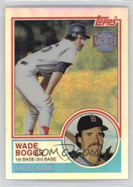 2001 Topps Archives Reserve - [Base] #7 - Wade Boggs [EX to NM]