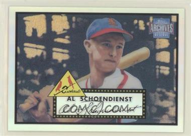 2001 Topps Archives Reserve - [Base] #73 - Red Schoendienst