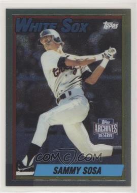 2001 Topps Archives Reserve - Future Rookie Reprints #10 - Sammy Sosa