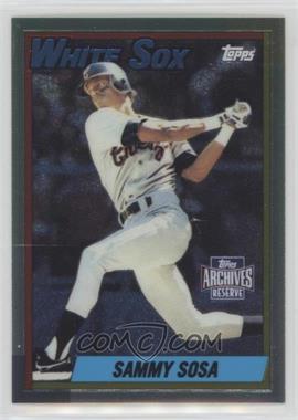 2001 Topps Archives Reserve - Future Rookie Reprints #10 - Sammy Sosa