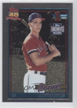 2001 Topps Archives Reserve - Future Rookie Reprints #2 - Chipper Jones