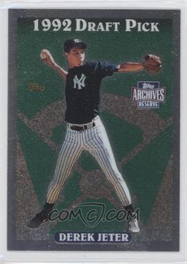 2001 Topps Archives Reserve - Future Rookie Reprints #6 - Derek Jeter