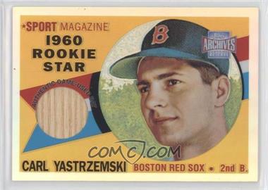 2001 Topps Archives Reserve - Rookie Reprint Relics #ARR22 - Carl Yastrzemski