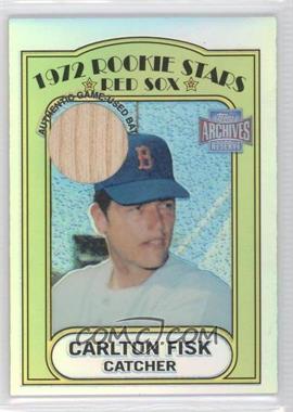 2001 Topps Archives Reserve - Rookie Reprint Relics #ARR23 - Carlton Fisk