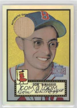 2001 Topps Archives Reserve - Rookie Reprint Relics #ARR27 - Dom DiMaggio