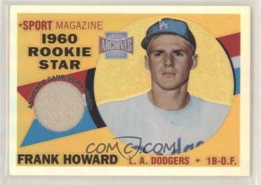 2001 Topps Archives Reserve - Rookie Reprint Relics #ARR3 - Frank Howard
