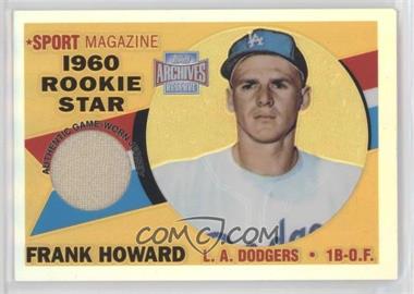 2001 Topps Archives Reserve - Rookie Reprint Relics #ARR3 - Frank Howard [EX to NM]