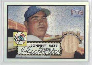 2001 Topps Archives Reserve - Rookie Reprint Relics #ARR37 - Johnny Mize