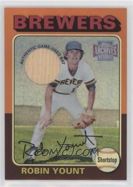 2001 Topps Archives Reserve - Rookie Reprint Relics #ARR48 - Robin Yount