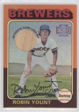 2001 Topps Archives Reserve - Rookie Reprint Relics #ARR48 - Robin Yount