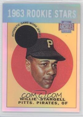 2001 Topps Archives Reserve - Rookie Reprint Relics #ARR8 - Willie Stargell
