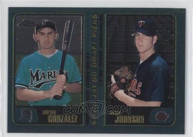 2001 Topps Chrome - [Base] #277 - Adrian Gonzalez, Adam Johnson