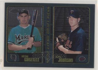 2001 Topps Chrome - [Base] #277 - Adrian Gonzalez, Adam Johnson