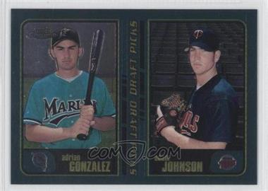 2001 Topps Chrome - [Base] #277 - Adrian Gonzalez, Adam Johnson