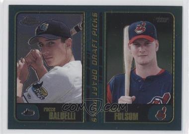 2001 Topps Chrome - [Base] #282 - Rocco Baldelli, Mark Folsom