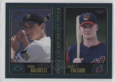 2001 Topps Chrome - [Base] #282 - Rocco Baldelli, Mark Folsom