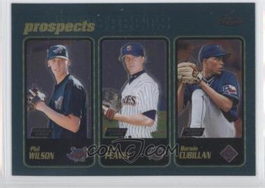 2001 Topps Chrome - [Base] #598 - Darwin Cubillan, Phil Wilson, Jake Peavey