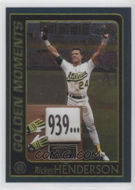 2001 Topps Chrome - [Base] #657 - Rickey Henderson