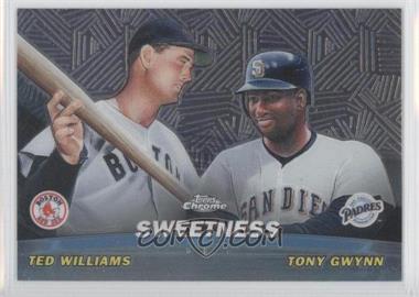 2001 Topps Chrome - Combos #TC15 - Ted Williams, Tony Gwynn