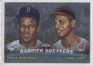 2001 Topps Chrome - Combos #TC20 - Jackie Robinson, Larry Doby