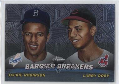 2001 Topps Chrome - Combos #TC20 - Jackie Robinson, Larry Doby