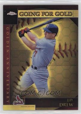 2001 Topps Chrome - Golden Anniversary - Refractor #GA50 - J.D. Drew