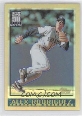 2001 Topps Chrome - Through the Years Reprints - Refractor #44 - Alex Rodriguez