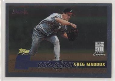 2001 Topps Chrome - Through the Years Reprints #48 - Greg Maddux