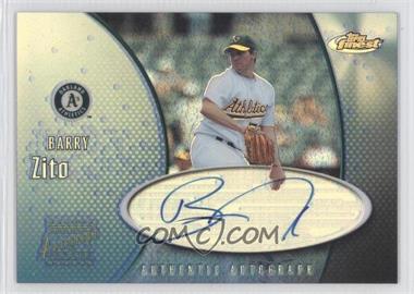 2001 Topps Finest - Authentic Autograph #FA-BZ - Barry Zito