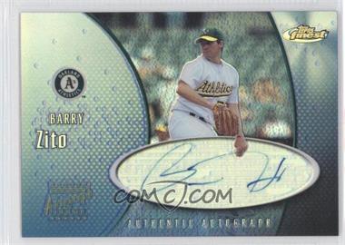 2001 Topps Finest - Authentic Autograph #FA-BZ - Barry Zito