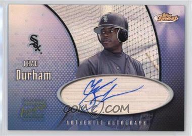 2001 Topps Finest - Authentic Autograph #FA-CD - Chad Durham