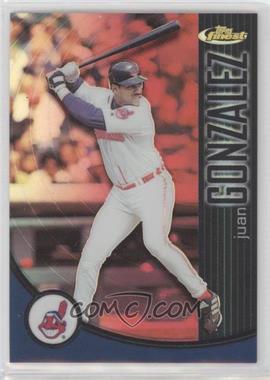 2001 Topps Finest - [Base] - Refractor #10 - Juan Gonzalez /499