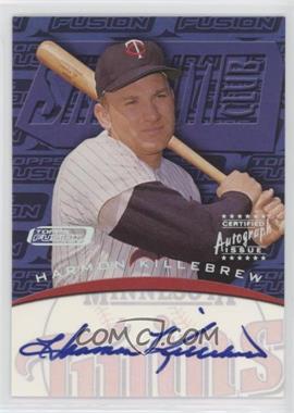 2001 Topps Fusion - Autographs #FA25 - Harmon Killebrew