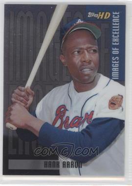 2001 Topps HD - Images of Excellence - Platinum #IE4 - Hank Aaron