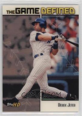 2001 Topps HD - The Game Defined #GD2 - Derek Jeter