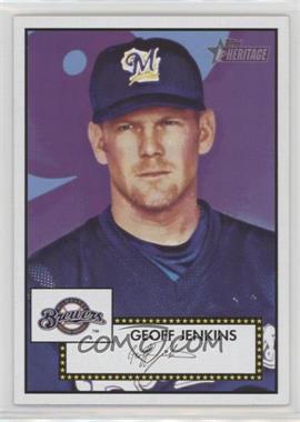 2001 Topps Heritage - [Base] - Black Back #13 - Geoff Jenkins