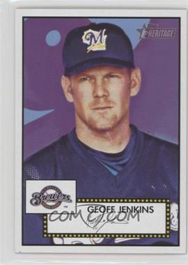 2001 Topps Heritage - [Base] - Black Back #13 - Geoff Jenkins