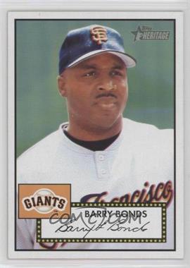 2001 Topps Heritage - [Base] - Black Back #31 - Barry Bonds