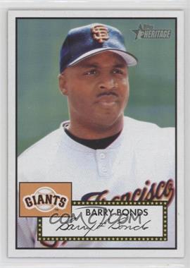 2001 Topps Heritage - [Base] - Black Back #31 - Barry Bonds