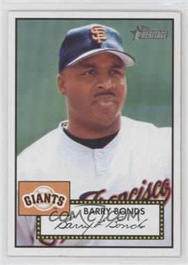 2001 Topps Heritage - [Base] - Black Back #31 - Barry Bonds