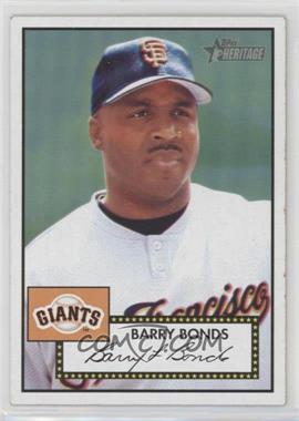 2001 Topps Heritage - [Base] - Black Back #31 - Barry Bonds