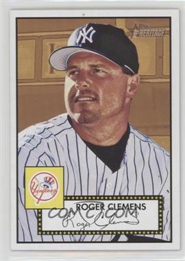 2001 Topps Heritage - [Base] - Black Back #48 - Roger Clemens