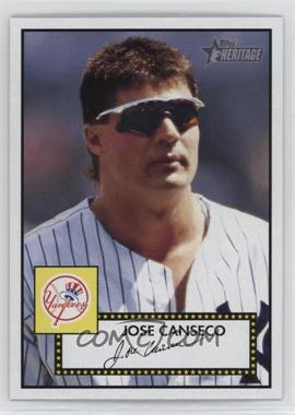 2001 Topps Heritage - [Base] #258 - Jose Canseco