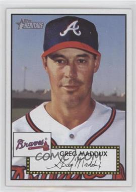 2001 Topps Heritage - [Base] #49 - Greg Maddux