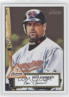 2001 Topps Heritage - [Base] #55 - Ken Caminiti