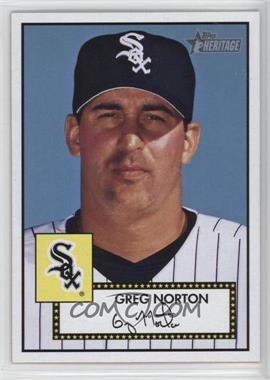 2001 Topps Heritage - [Base] #99 - Greg Norton