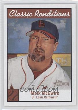 2001 Topps Heritage - Classic Renditions #CR 1 - Mark McGwire